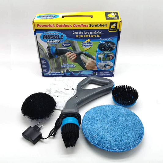 RECHARGEABLE ELECTRIC SPIN SCRUBBER